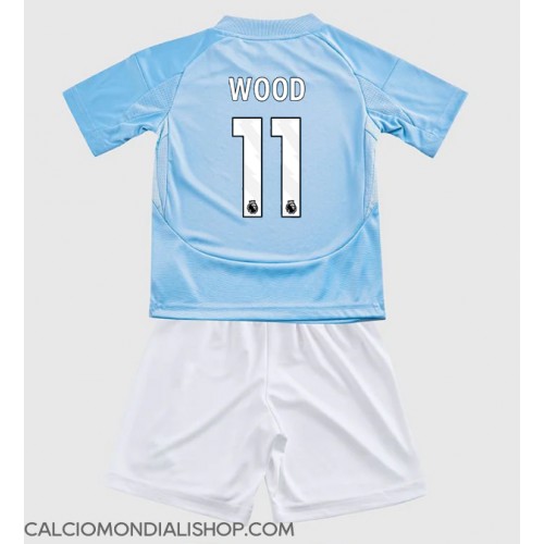 Maglie da calcio Nottingham Forest Chris Wood #11 Terza Maglia Bambino 2024-25 Manica Corta (+ Pantaloni corti)